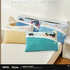 崩壊：スターレイル・公式　ちびキャラ 枕カバー（男子宿舎）丹恒　景元　刃　サンデー