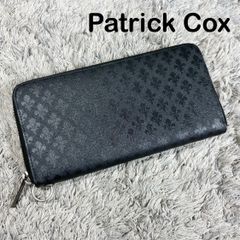 Patrick Cox パトリックコックス 長財布 ラウンドファスナー ブラック