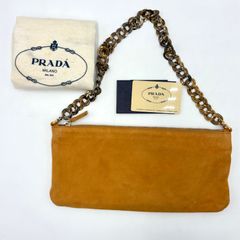 PRADA プラダ ハラコ レオパード 豹柄 クラッチバッグ - メルカリ