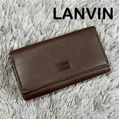 LANVIN ランバン キーケース コインケース 小銭入れ レザー ブラウンのサムネイル