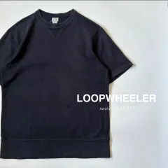 2026年最新】LOOPWHEELER カラー：ネイビー系 メンズ Tシャツの人気