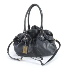 美品 マークジェイコブス クラシックQ レザー 2WAY トート バッグ 斜め掛け ショルダー ブラック 黒 レディース RWM DW12-10【中古】