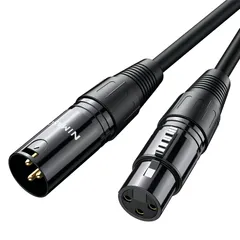 新品 NIMASO マイクケーブル XLR ケーブル キャノンケーブル (10.0M) マイク 延長 オス-メス XLRバランス接続 マイク録音用 コンデンサマイク、AVアンプ、スピーカー等の録音デバイスに対応 NCA21H336のサムネイル