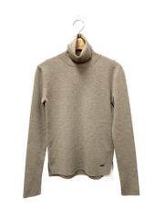 CHANEL タートルネック カシミヤ100 ニット ベージュ - メルカリ