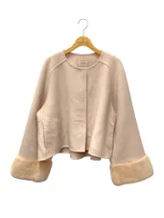 フォクシーブティック meringue メレンゲ 45285 コート 40 ピンク カシミヤ ミンクファー IT32VJR3C3OOのサムネイル