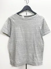 N.HOOLYWOOD エヌハリウッド ボーダー 半袖 カットソー size36/S-M相当/グレー 白 ■◆レディースのサムネイル