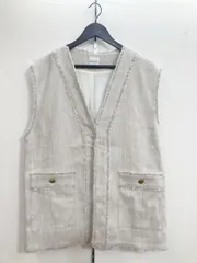 NOLLEY'S ノーリーズ ジレ ベスト size38/M-L相当/アイボリー ■■レディースのサムネイル