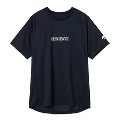 デサント DESCENTE 半袖バレーボールシャツ バレーボール 半袖Tシャツ (DV5FHT01U)、(NV00)ネイビー