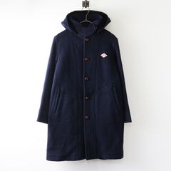 DANTON ウールモッサ ロングコート ネイビー JD-8457 - メルカリ