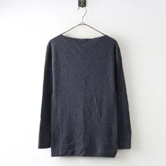 2024AW BRILL ブリル ウール ボートネックリブニットプルオーバー トップス F グレー┃薄手セーター カットソー【2400014920048】のサムネイル
