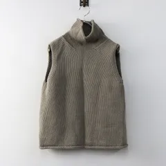 美品 THE BEAUTIFUL ORGANIC BY JOHN PATRICK for Ron Herman ロンハーマン タートルニットベスト F＼グレージュ【2400014917550】のサムネイル