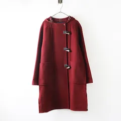 Archive JPタグ バーバリーロンドン BURBERRY LONDON ウールカシミヤ ダッフルコート 7 裏ノバチェック ボルドー┃【2400014930252】