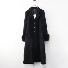 未使用 定価12万 2025AW エムズグレイシー M'S GRACY フェイクファーカフス付きドレスコート 40｜ブラック チェスター【2400014916553】のサムネイル