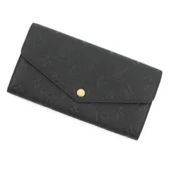 ルイヴィトン 長財布 モノグラム・アンプラント ポルトフォイユ・サラ M82257 LOUIS VUITTON 黒 ブラック