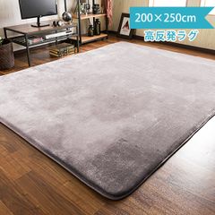 タンスのゲン 低反発 チャコールグレー ラグ 200x300cm 50mm厚 - メルカリ