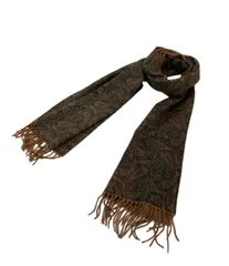 美品 ストール カシミヤ100% ペイズリー柄 レディース LORO PIANA