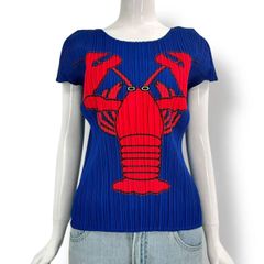プリーツプリーズ ロブスター 半袖カットソー Tシャツ イッセイミヤケ プリーツプリーズ ロブスター 半袖カットソー Tシャツ イッセイミヤケ