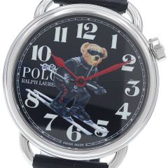 極美品☆POLOラルフローレン時計☆スキーポロベア 交換用ベルト2本付き 