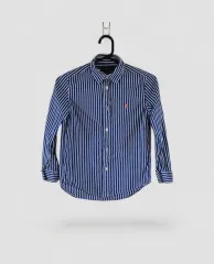 130 ポロラルフローレン キッズ シャツ 長袖 ストライプ