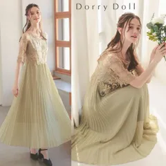 【Dorry Doll / ドリードール】オリジナル柄レース×プリーツワンピース オケージョンドレス