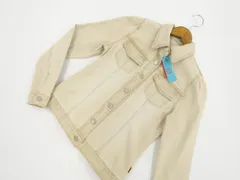 新品タグ付 アンナケリー Anna Kerry Jeans 長袖 カラーデニムジャケット 38 ベージュのサムネイル