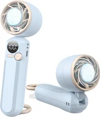 ハンディファン 冷却プレート ペルチェ素子 携帯扇風機 1～100段階無段階風量調整 大容量 静音・強力 ハンディ扇風機 最大12時間使用可能 手持ち扇風機 首掛け・卓上両用 小型 ミニファン 2025 オフィス・通勤・通学・旅行・アウトドア f7d7e556