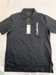 UNIQLO ドライカノコ デザインポロシャツ 半袖  黒 S