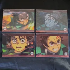 鬼滅の刃 ビッグクリアカード 4種セット© 竃門炭治郎 無限城へと₋鬼殺隊₋ 16 75 81 98 柱稽古編 最終話 A21－09817A C088 A21－09876A C245 A21－09882A C252 A21－09899A C290