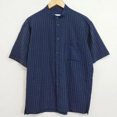 新品タグ付 NATURAL LAUNDRY シャーリングローン ファーマーシャツ 
