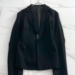 AD2022 22AW クロップドウールジャケット黒 ショート 短丈 - メルカリ