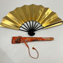 扇袋付き】仕舞扇 舞扇子 金地 蝶 鳳凰緑 能楽 日本舞踊 - メルカリ