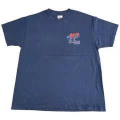 90年代 USA製 教会 イベント 半袖Ｔシャツ ネイビー(メンズ XL)中古 古着 X9826