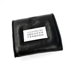 メゾン マルジェラ Maison Margiela GLAM SLAM グラムスラム レザー 三つ折り財布 コンパクトウォレット ブラック S56UI0138【鑑定済み】正規品のサムネイル