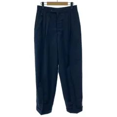 【中古】　COMME des GARCONS　スラックス　ウールパンツ　ジップフライ　無地　ツータック　日本製　ドメスティック　古着　/1156のサムネイル