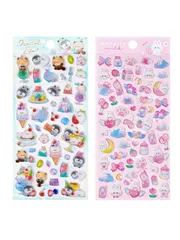 【数量限定】【大人気】立体 3D 手帳用 DIY ぷにぷにシール 手帳デコ ドロップ スマホ装飾 枚 かわいい 2 簡単剥離 丈夫で破れにくい 実店舗品質 ギフト 年新モデル 人気（セット 2026 338）