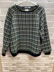 A【A39-92】◇   AS KNOW AS plus   Fサイズ　セーター多色　総柄のサムネイル