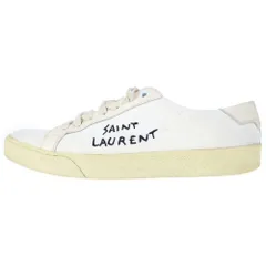 SAINT LAURENT PARIS (サンローランパリ) コートクラッシック キャンバスローカットスニーカー ホワイトのサムネイル