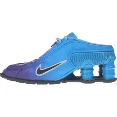 NIKE (ナイキ) ×Martine Rose WMNS NIKE SHOX MR4 DQ2401-400 ×マーティンローズ ウィメンズ ショックス ローカットスニーカー シューズ ブルー US10.5/27.5cm