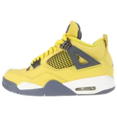 NIKE (ナイキ) AIR JORDAN 4 RETRO TOUR YELLOW CT8527-700 エアジョーダン 4 レトロ ハイカットスニーカー ツアーイエロー US9/27cm イエロー