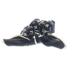 LOUIS VUITTON (ルイヴィトン) モノグラム シルエット シルクシュシュ ブラック レディース M97250のサムネイル