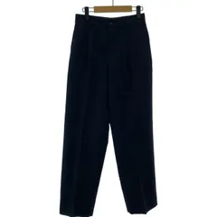 【中古】　COMME des GARCONS　スラックス　ウールパンツ　ジップフライ　無地　ツータック　ドメスティック　古着　/1156のサムネイル