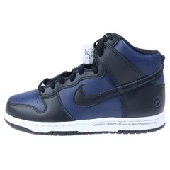 NIKE (ナイキ) ×FRAGMENT DESIGN DUNK HIGH TOKYO フラグメントデザイン ダンク 東京 ハイカットスニーカー ブラック/ネイビー US8.5/26.5cm DJ0383-400