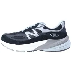 New Balance (ニューバランス) M990BK6 990 V6 スエード ローカットスニーカー シューズ ブラック US9.5/27.5cm