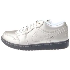 NIKE (ナイキ) WMNS AIR JORDAN 1 LOW SE METALLIC ZINC ウィメンズ エアジョーダン1 メタリックジンク ローカットスニーカー シルバー US12/29cm HQ3529-099
