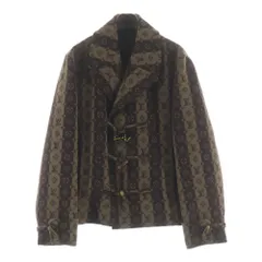LOUIS VUITTON (ルイヴィトン) 22SS ×NIGO ニゴ モノグラム トランク ストライプ クロップドピーコート ブラウン RM221M I91 HMC01Eのサムネイル