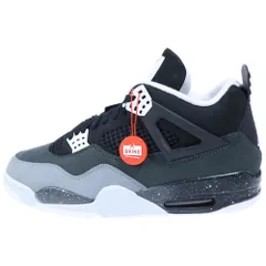 NIKE (ナイキ) Air Jordan 4 Retro Fear FQ8138-002 エアジョーダン4 レトロ フィアー スニーカー ブラック US12/30cm