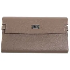 HERMES (エルメス) ケリーウォレット ロング トゥーゴー エトゥープ