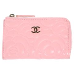 CHANEL⭐️カメリア マトラッセ⭐️ロゴ バッグチャームキーリング