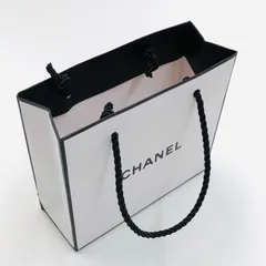 【中古】紙袋(ショッパー) CHANEL(シャネル) ブランドロゴ ホワイトベース フランス ココ・シャネル