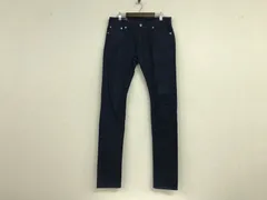 本物アタッチメントATTACHMENTコットンストレッチスキニーデニムパンツメンズサーフアメカジミリタリーストリートスケーターワークビジネススーツモードゴルフドレス3紺ネイビーL日本製のサムネイル